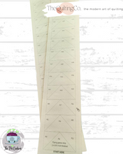Load image into Gallery viewer, The Quilting Co. Paper Foundation Piecing Papers – Flying Geese Strips