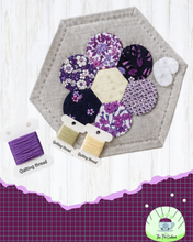 Load image into Gallery viewer, EPP Hexagon Quilt-As-You-Go Placemat Kit