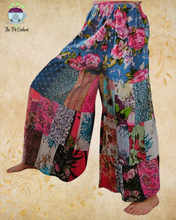 Load image into Gallery viewer, Patchwork Wide Leg-Pants Pattern & Kit