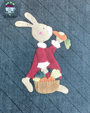 Load image into Gallery viewer, Bunnies (Navy Background)