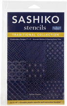 Load image into Gallery viewer, Sashiko Stencils by Sylvia Pippen