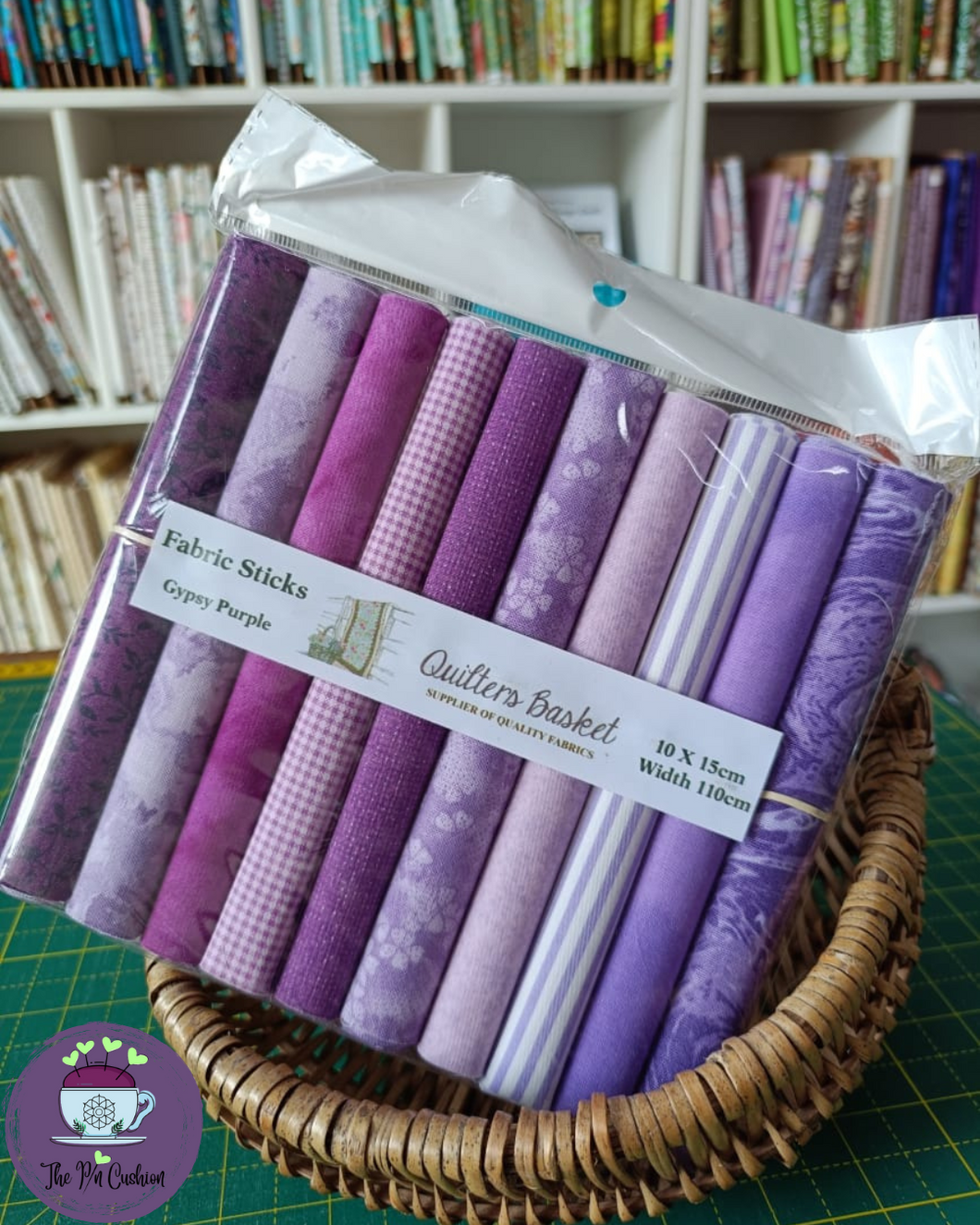 Gypsy Purple Fabric Sticks