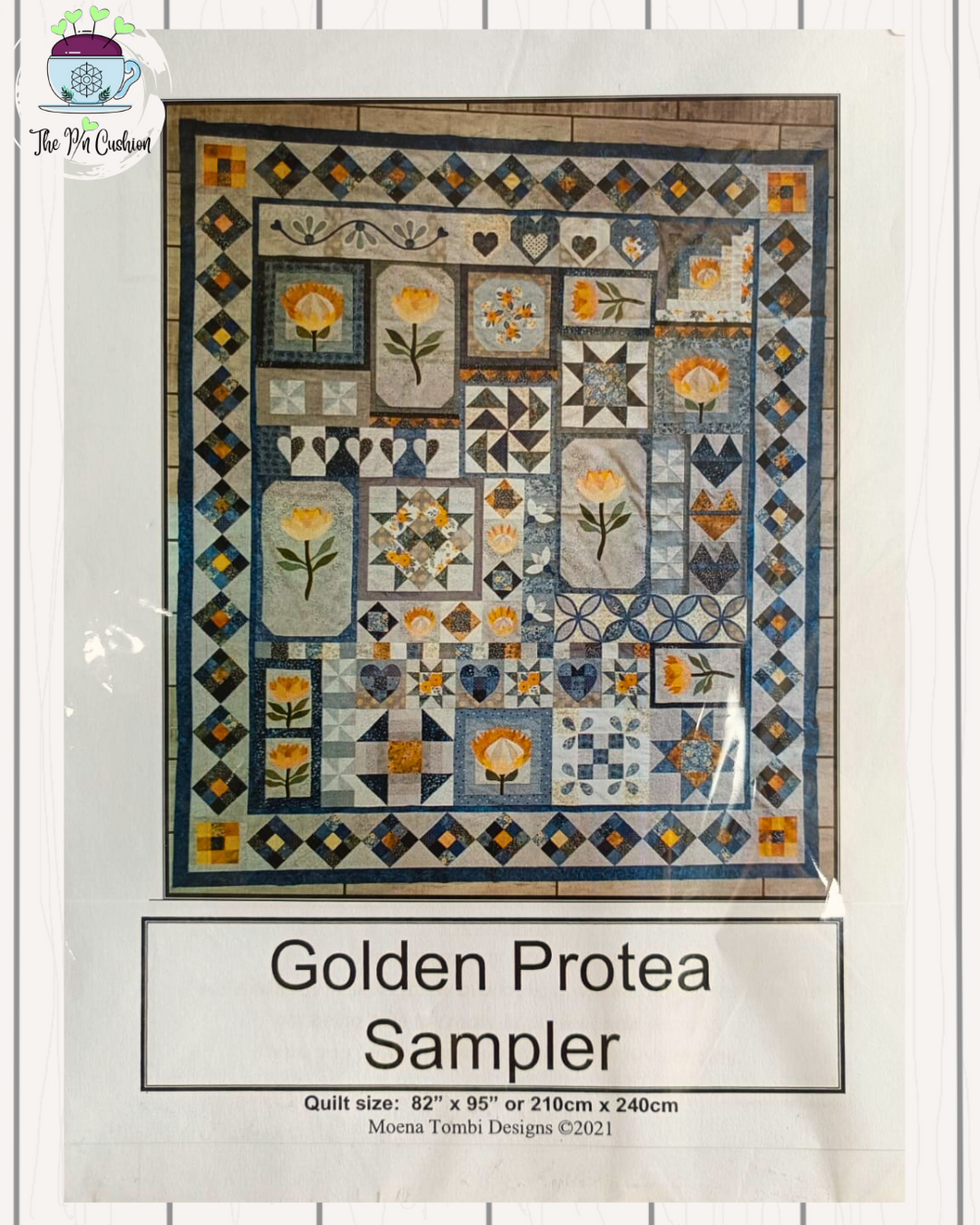 Golden Protea Sampler Quilt Pattern