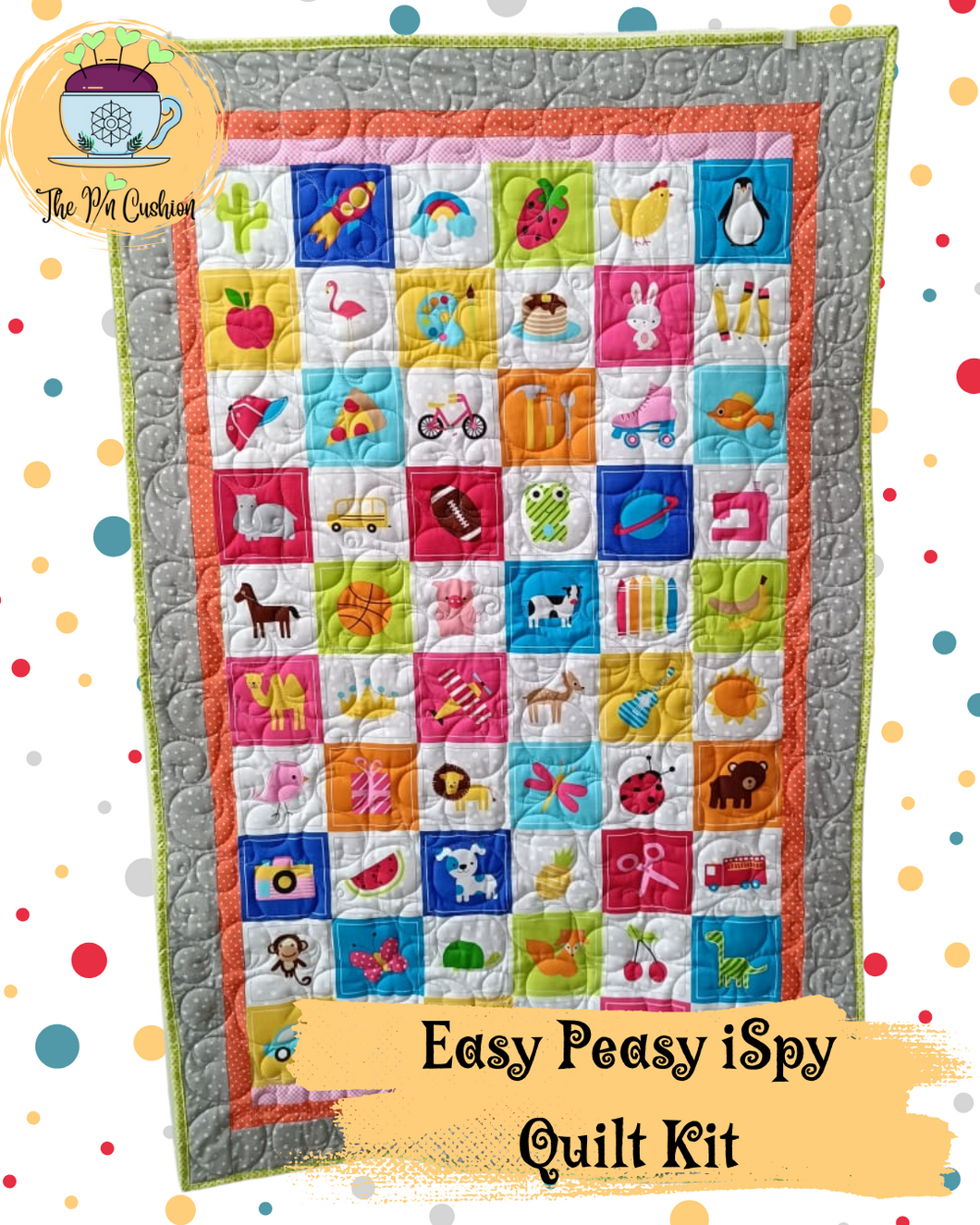 Easy Peasy iSpy Quilt Kit