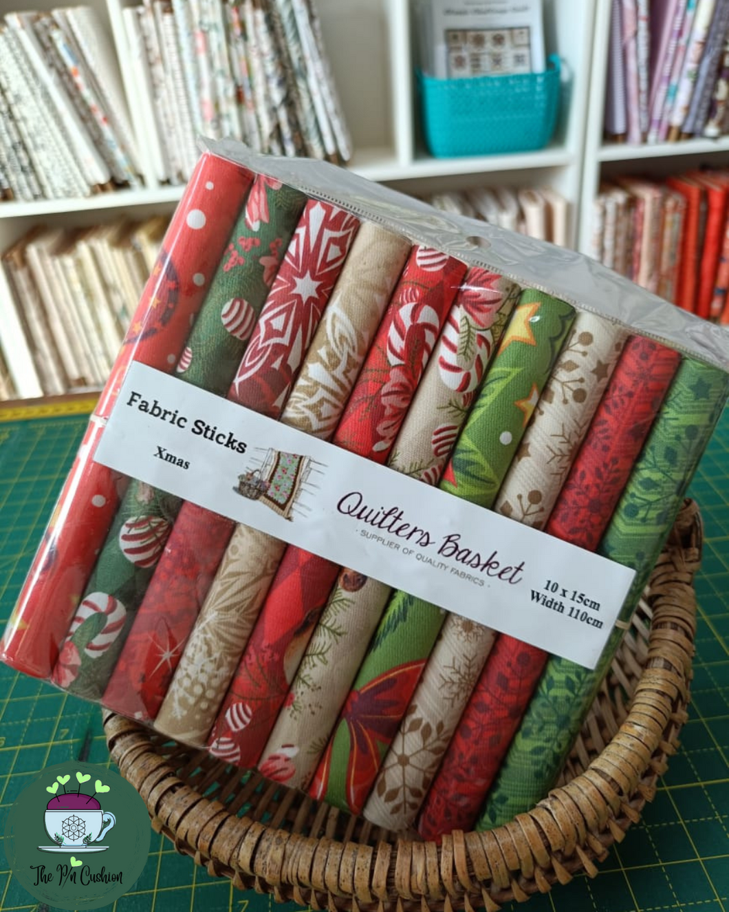 Xmas Fabric Sticks