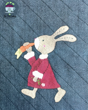 Load image into Gallery viewer, Bunnies (Navy Background)
