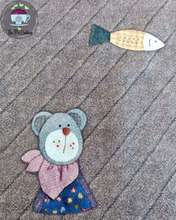 Load image into Gallery viewer, Little Fisher Bears (Light Brown Background)
