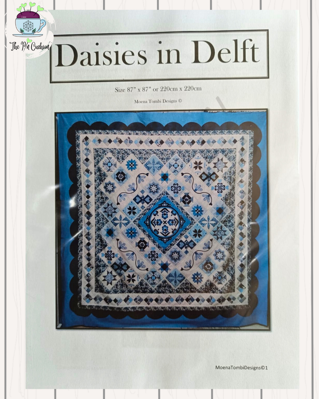 Daisies In Delft Quilt Pattern
