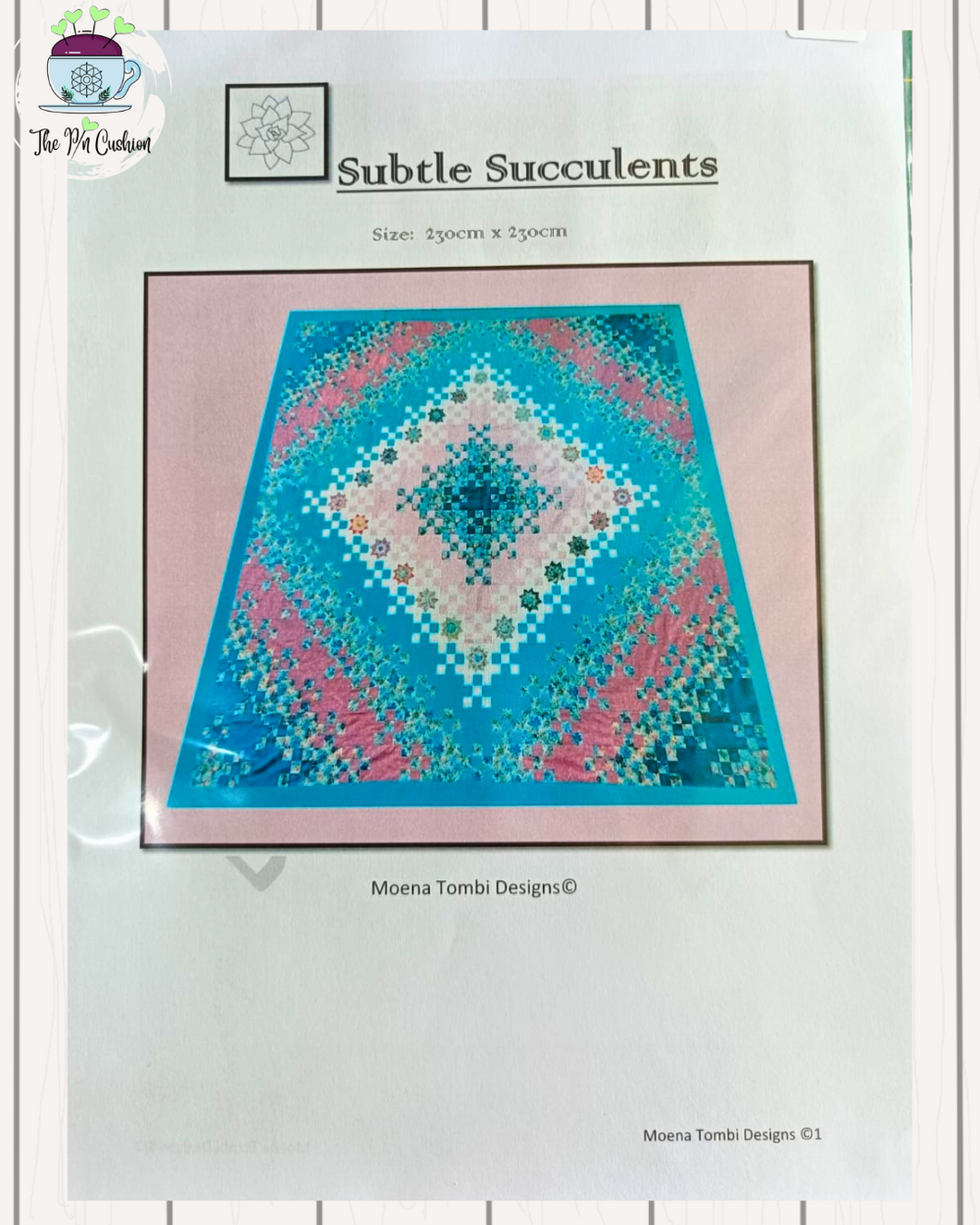 Subtle Succulents Quilt Pattern