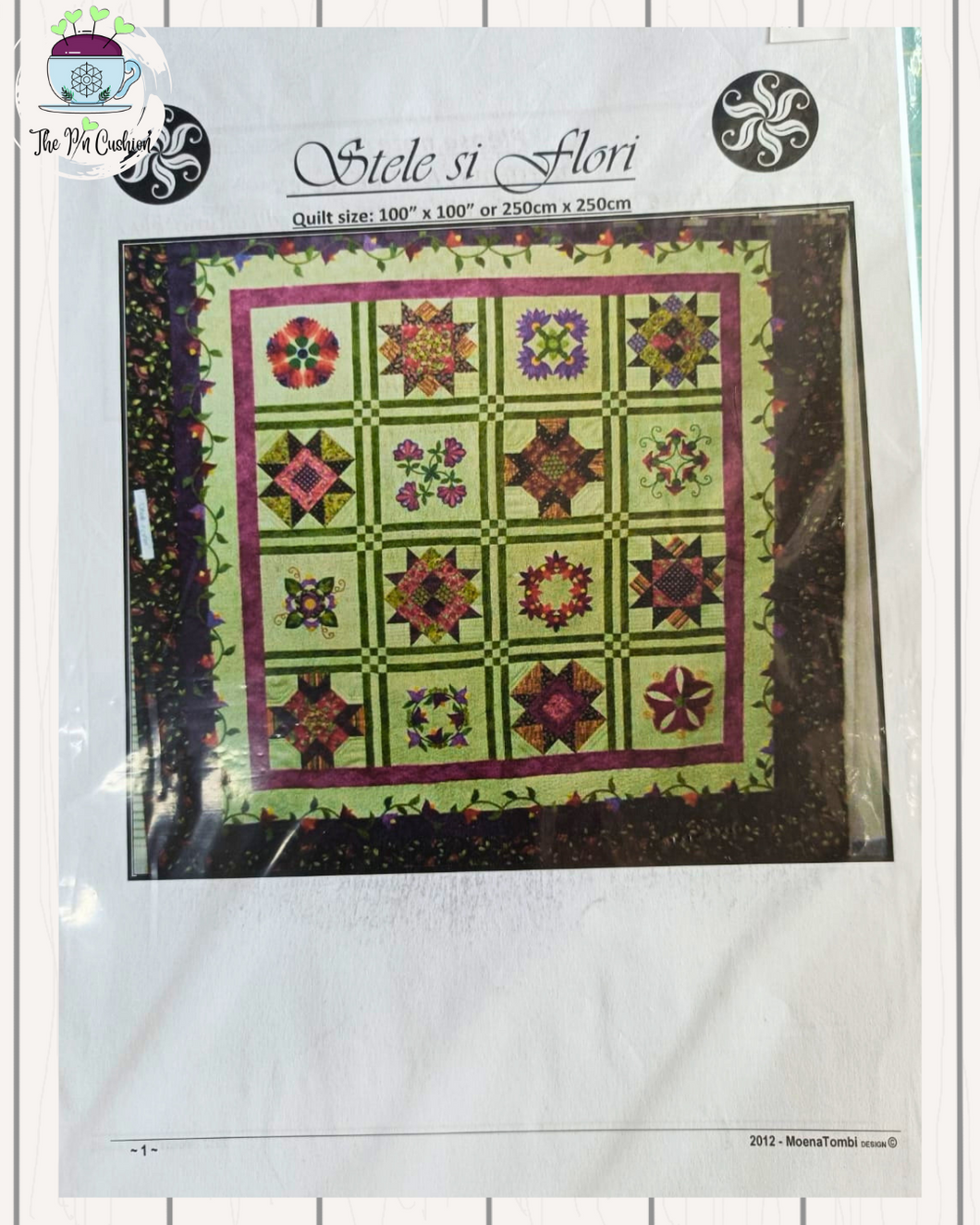 Stele si Flori Quilt Pattern