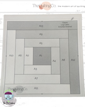 Load image into Gallery viewer, The Quilting Co. Foundation Paper Peiecing Papers - 8&quot; Blocks

