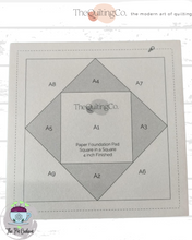 Load image into Gallery viewer, The Quilting Co. Foundation Paper Piecing Papers - 4&quot; Blocks
