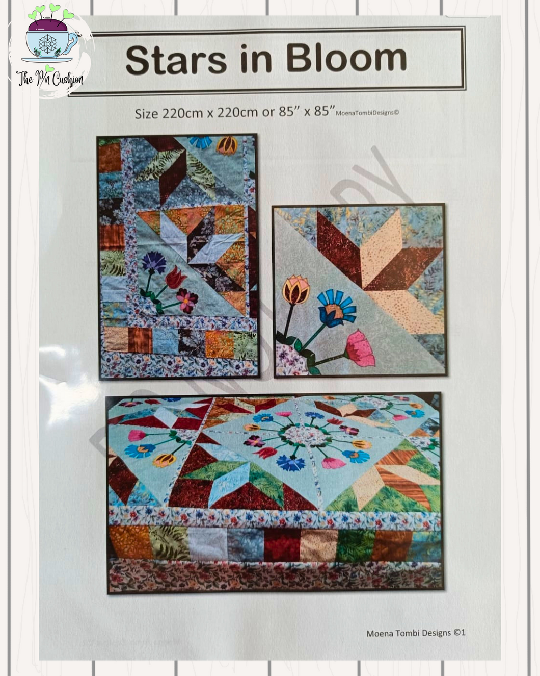 Stars In Bloom Quilt Pattern
