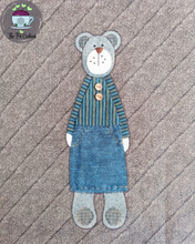 Load image into Gallery viewer, Little Fisher Bears (Light Brown Background)
