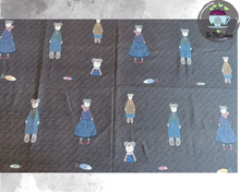 Load image into Gallery viewer, Little Fisher Bears (Dark Brown Background)
