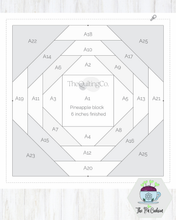 Load image into Gallery viewer, 6" Paper Foundation Piecing Pads
