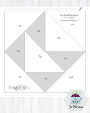 Load image into Gallery viewer, 8" Paper Foundation Piecing Pads
