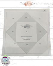Load image into Gallery viewer, The Quilting Co. Foundation Paper Peiecing Papers - 8&quot; Blocks
