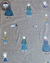 Load image into Gallery viewer, Little Fisher Bears (Light Brown Background)
