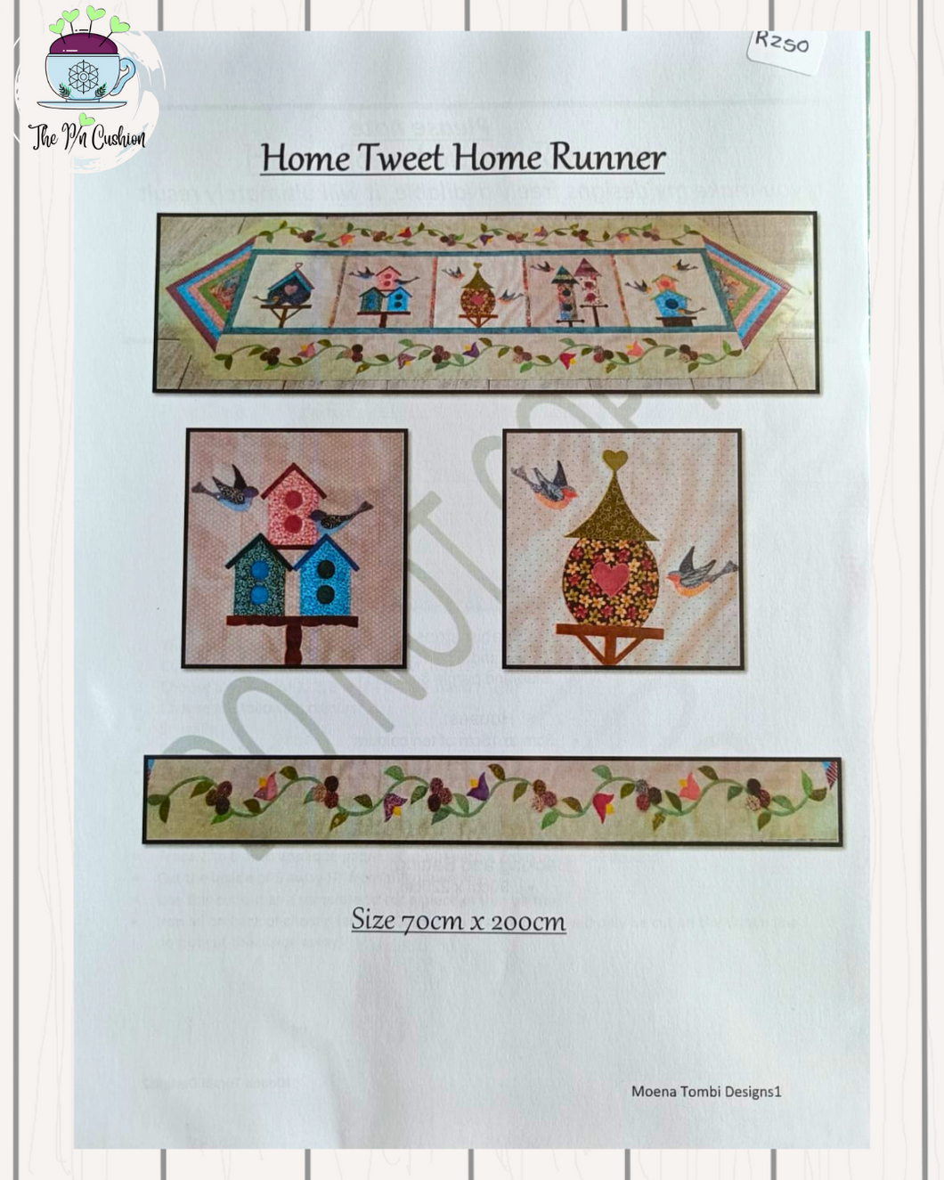 Home Tweet Home Table Runner Pattern