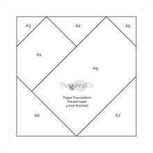 Load image into Gallery viewer, 4" Paper Foundation Piecing Paper Pad
