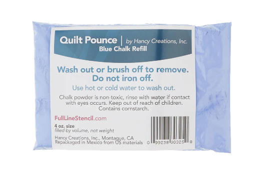 Quilt Pounce Stencil Marink Pad Refill - Blue (Wash Off)