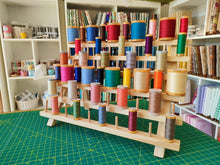 Load image into Gallery viewer, Wooden Sewing Cotton Reel Organiser
