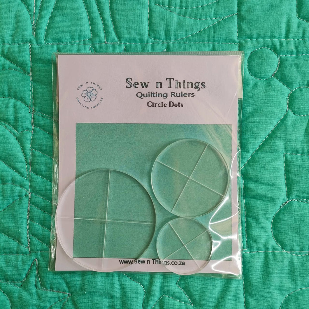 Sew n Things - Circle Dots Quilting Rulers