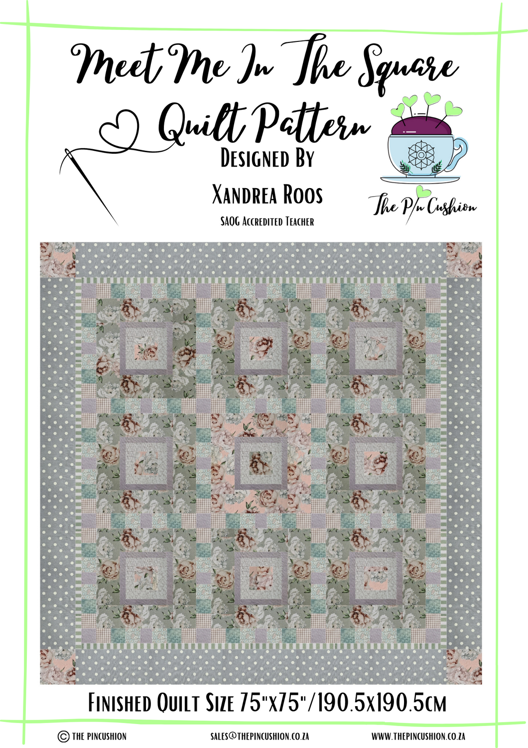 Meet Me In The Square PDF Download Quilt Pattern