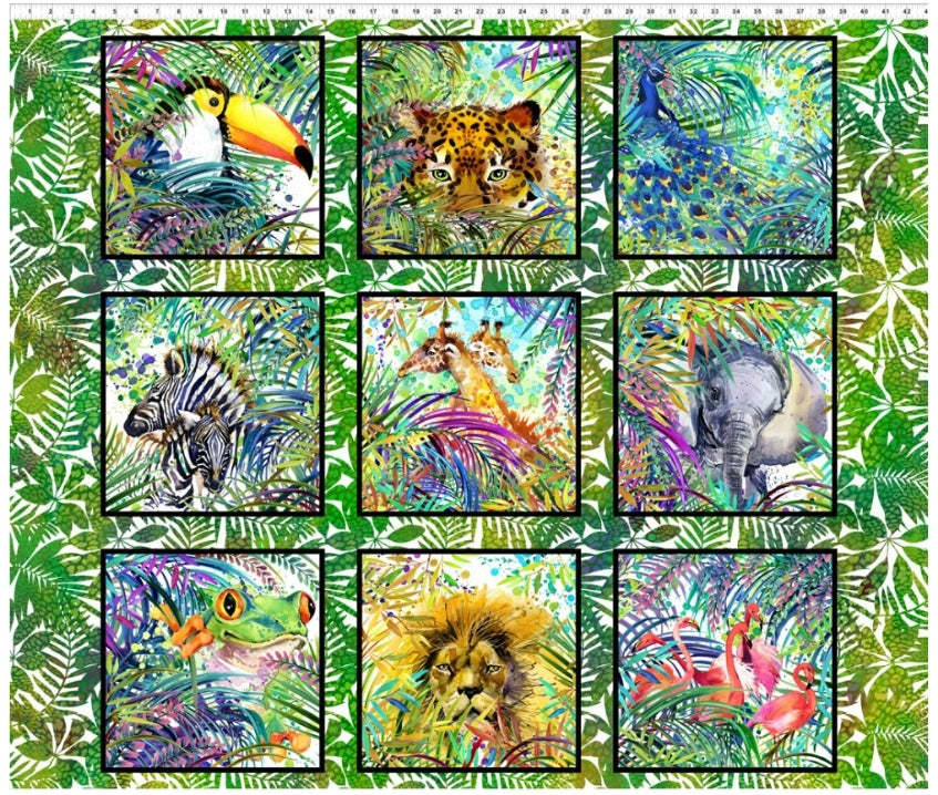 Safari Quilt Panel
