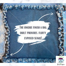 Load image into Gallery viewer, Ragamuffin Flannel Quilt &amp; Pattern Kits - Keep Calm &amp; Hop On
